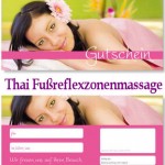 Massage Gutschein Fußreflexzonenmassage