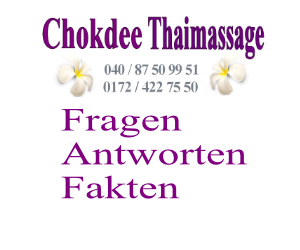 Fragen zu traditionellen Thaimassage