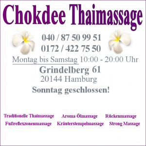 Samstags Thaimassage